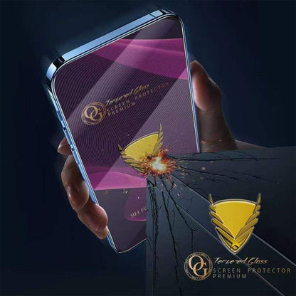 For iPhone 14 10Pcs Screen Protector Full Cover Anti-Static Clear High Aluminium-silicon Glass Film