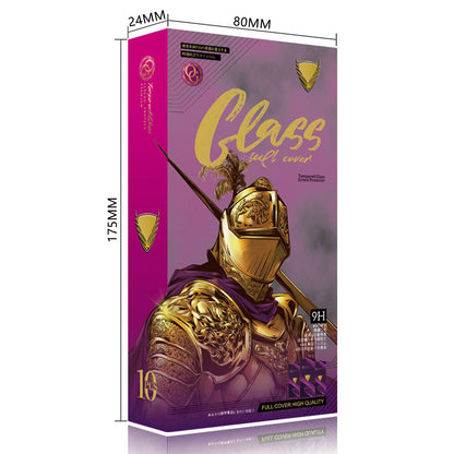 For iPhone 14 10Pcs Screen Protector Full Cover Anti-Static Clear High Aluminium-silicon Glass Film