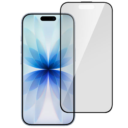 For iPhone 17e  /  16e  /  14  /  13  /  13 Pro AGC Glass Screen Protector Silk Printing Matte Full Glue Full Cover Film