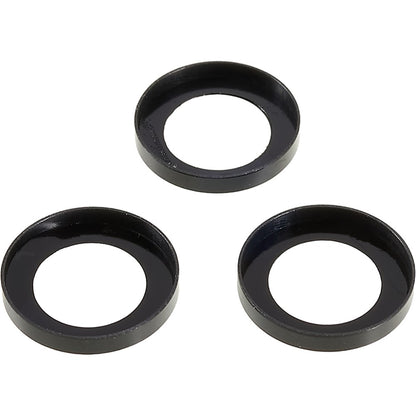 Bling Camera Lens Protector for iPhone 14 Pro / 14 Pro Max , Glitter Metal Frame + Tempered Glass Individual Ring Lens Cover
