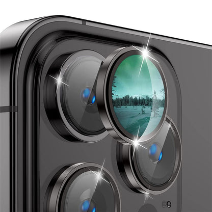 ENKAY HAT PRINCE 3Pcs / Set For iPhone 14 Pro / 14 Pro Max Crystal Clear Camera Lens Protector Tempered Glass Lens Film