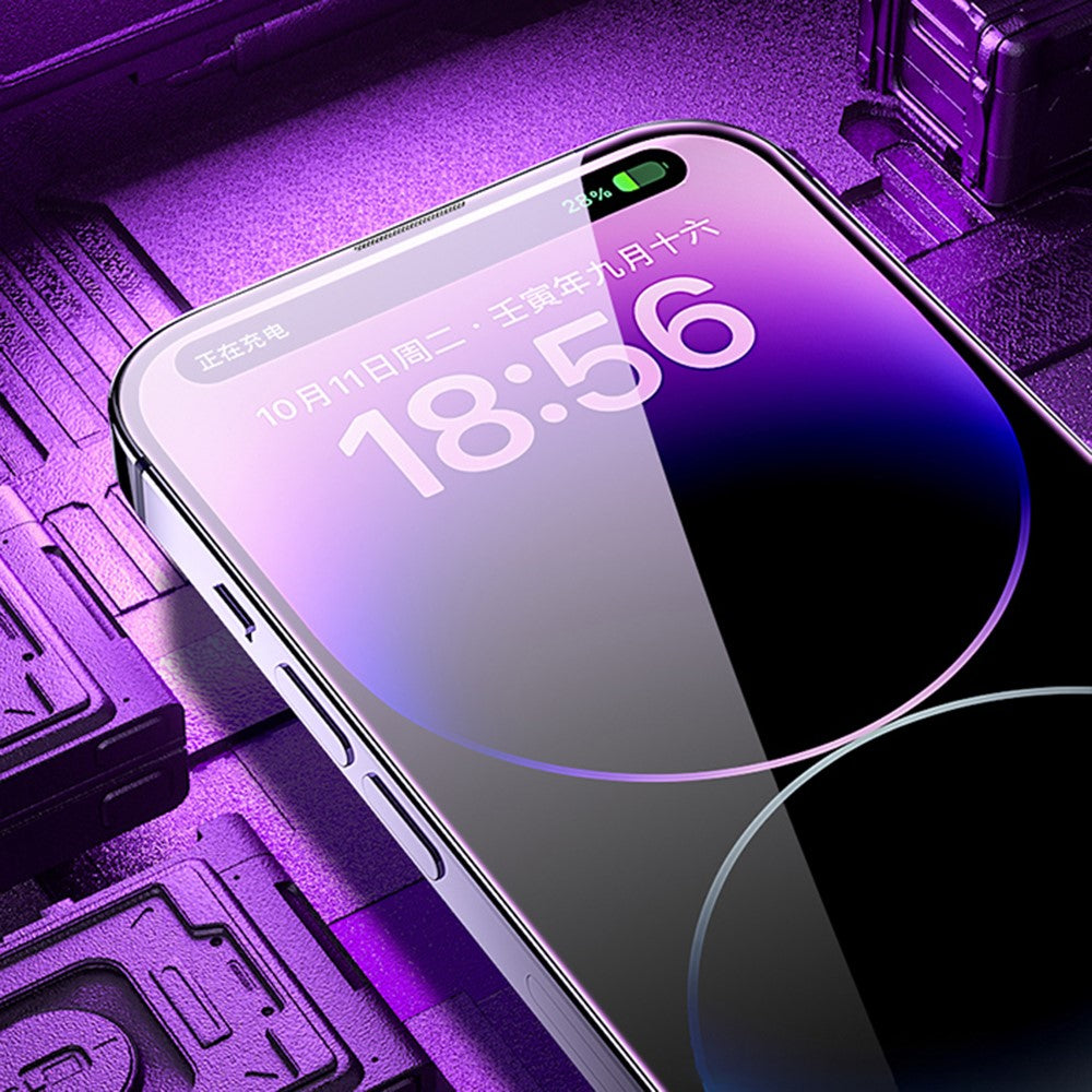 WEKOME For iPhone 14 Pro Max Anti-Scratch Cellphone Screen Film 9D Curved Corning Gorilla Glass Screen Protector