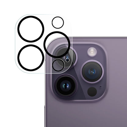 NORTHJO For iPhone 14 Pro / 14 Pro Max Anti-Scratch Tempered Glass Rear Lens Film (For Large Lens Cutout Phone Case)
