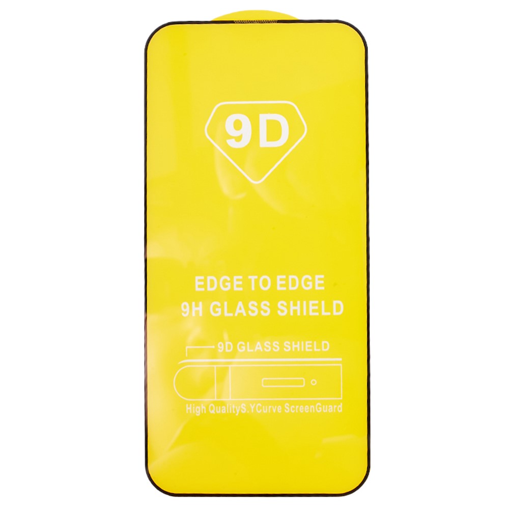 For iPhone 15 Pro Max Full Coverage Screen Protector Side Glue 9D Tempered Glass Film