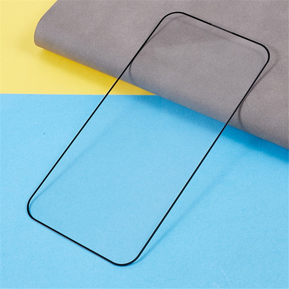 For iPhone 15 Pro Max Full Coverage Screen Protector Side Glue 9D Tempered Glass Film