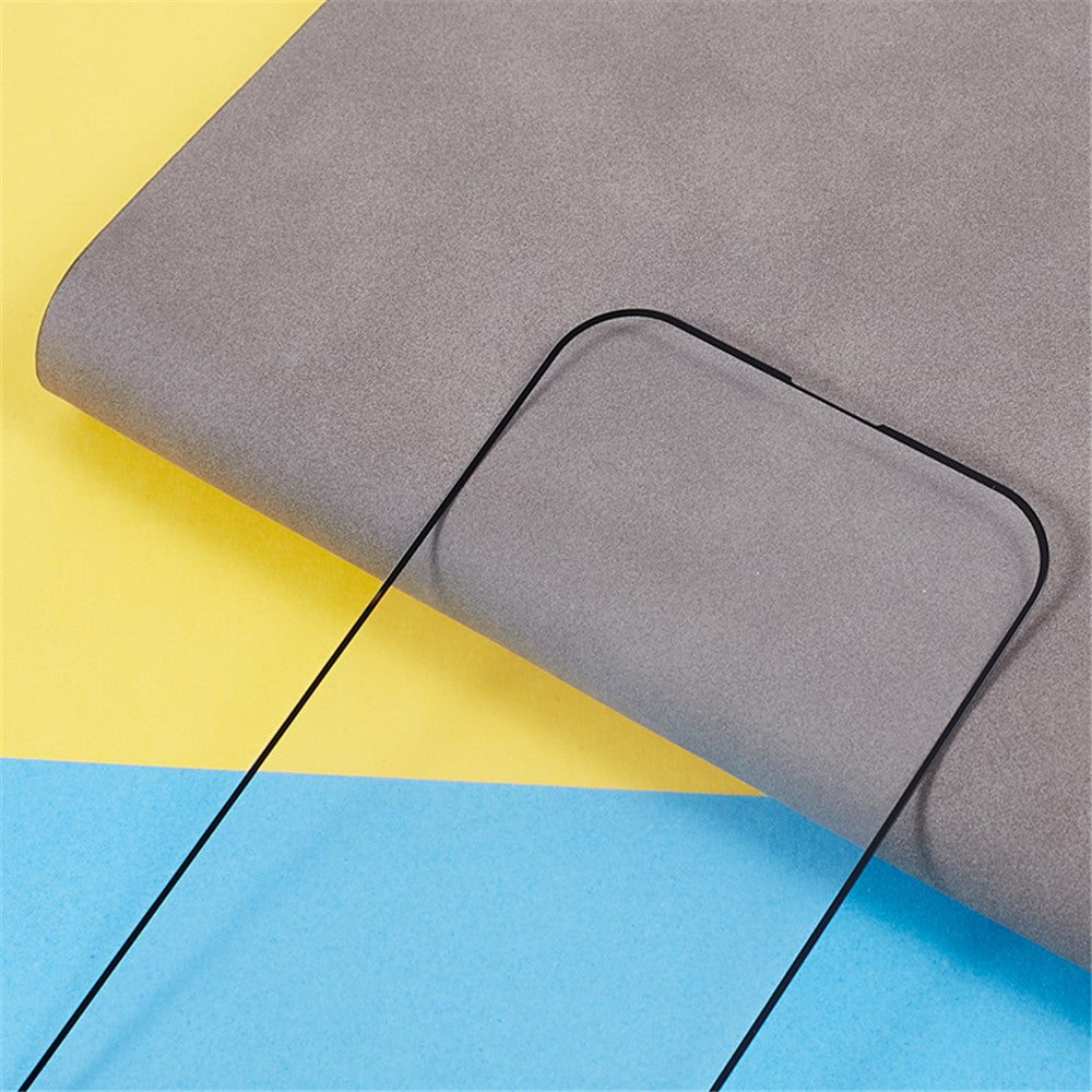 For iPhone 15 Pro Tempered Glass Screen Protector Full Coverage HD Clear Side Glue 9D Film