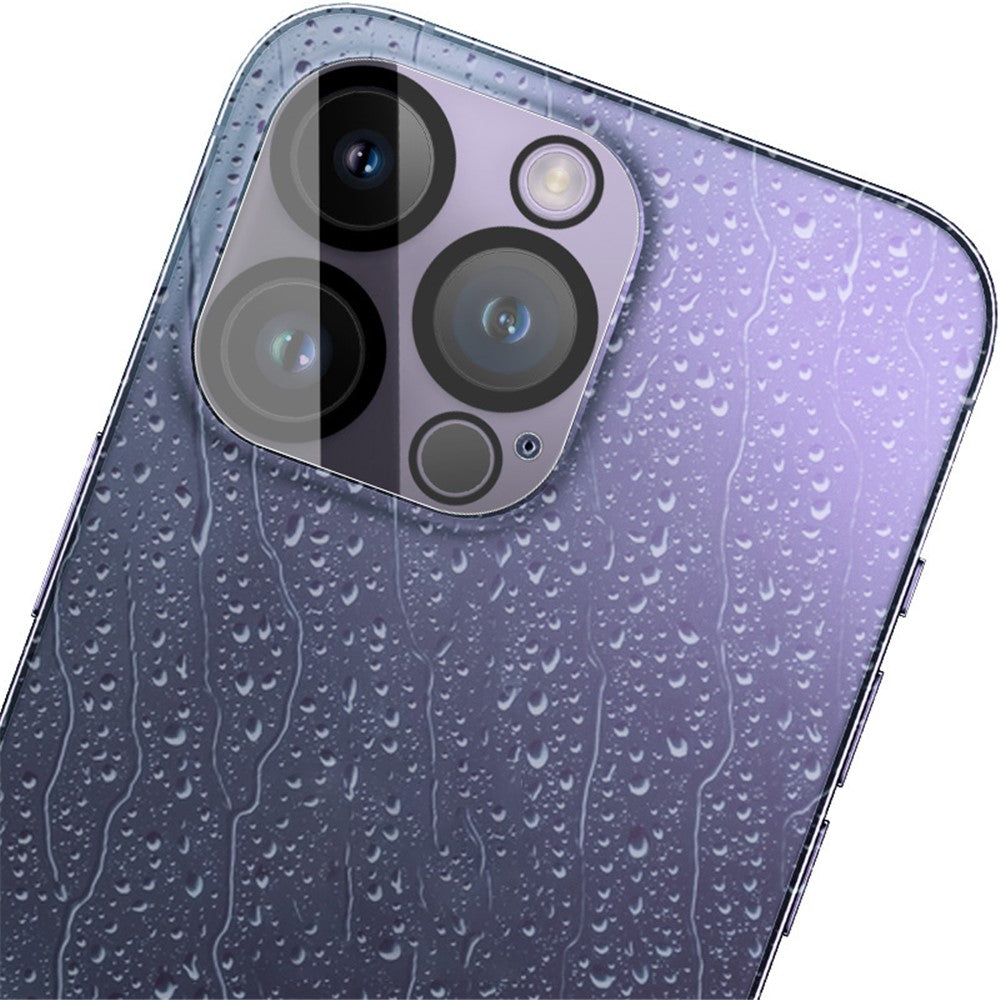 IMAK For iPhone 15 Pro / 15 Pro Max Tempered Glass Lens Protector Clear Integrated Lens Film + Acrylic Lens Cap