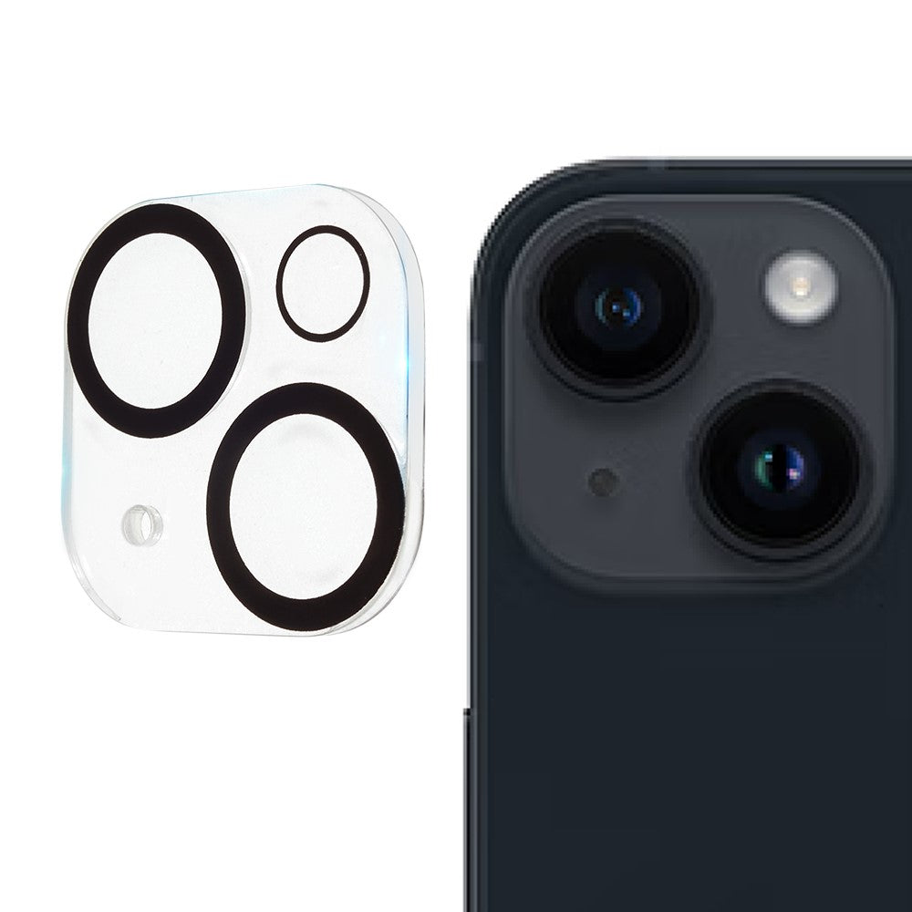 Tempered Glass Camera Lens Protector for iPhone 15 / 15 Plus Anti-scratch HD Clear Phone Lens Film