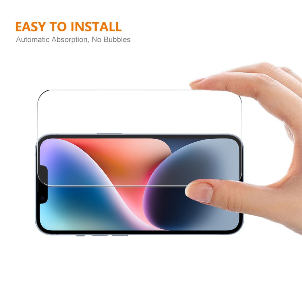 ENKAY HAT PRINCE 2Pcs 9H 2.5D Film for iPhone 15 Plus High Aluminium-silicon Glass 0.26mm Screen Protector