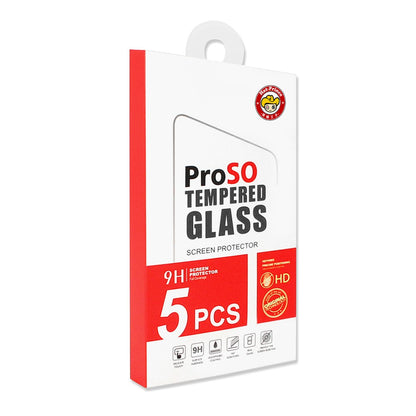 ENKAY HAT PRINCE 5Pcs Ultra Clear Film for iPhone 15 Plus Silk Printing 2.5D 0.26mm High Aluminium-silicon Glass Screen Protector
