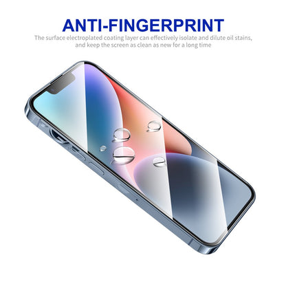 ENKAY HAT PRINCE 2Pcs 9H Anti-explosion Film for iPhone 15 Silk Printing 0.26mm 2.5D High Aluminium-silicon Glass Screen Protector