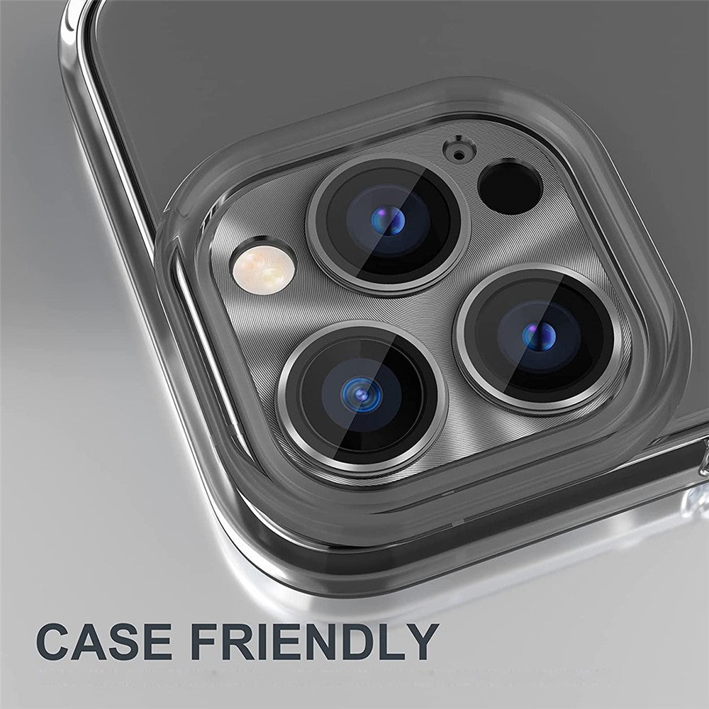 HAT PRINCE ENKAY For iPhone 15 Pro / 15 Pro Max Full Cover Camera Lens Film Aluminum Alloy + Tempered Glass Integrated Rear Lens Protector