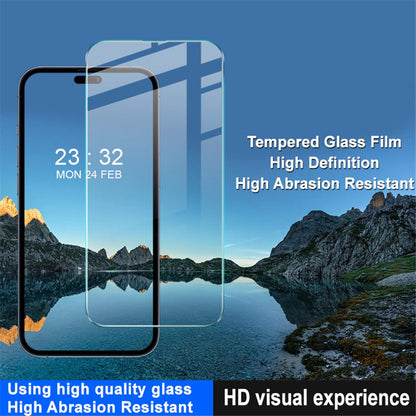 IMAK H Series For iPhone 15 Pro Max Tempered Glass Phone Screen Protector Anti-explosion Screen Film