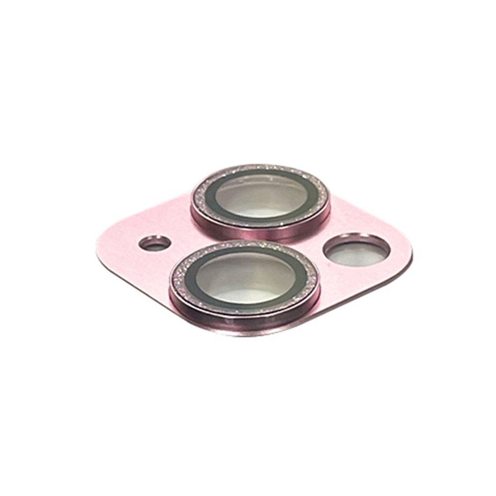 RURIHAI For iPhone 15 / 15 Plus Tempered Glass Camera Lens Protector Glitter Anti-scratch Rear Lens Film