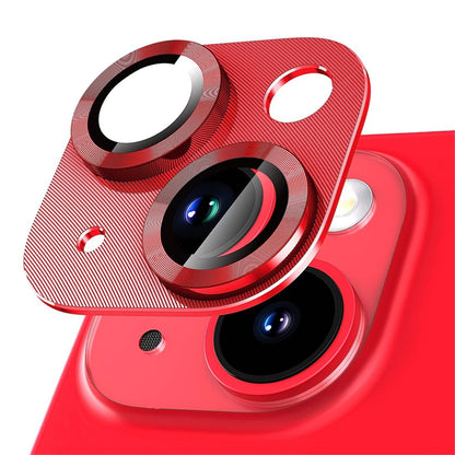 NORTHJO For iPhone 14 / 14 Plus Camera Lens Protector CD Vein Integrated Tempered Glass Camera Cover Film