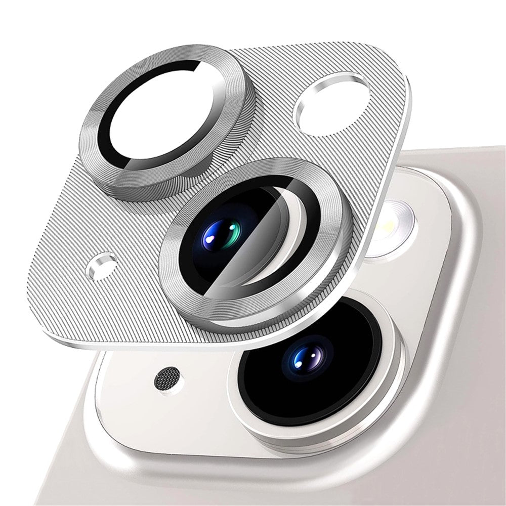 NORTHJO For iPhone 14 / 14 Plus Camera Lens Protector CD Vein Integrated Tempered Glass Camera Cover Film