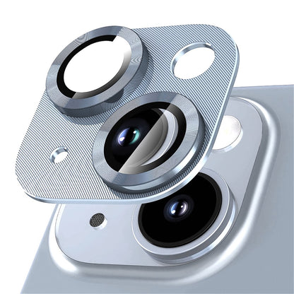 NORTHJO For iPhone 14 / 14 Plus Camera Lens Protector CD Vein Integrated Tempered Glass Camera Cover Film
