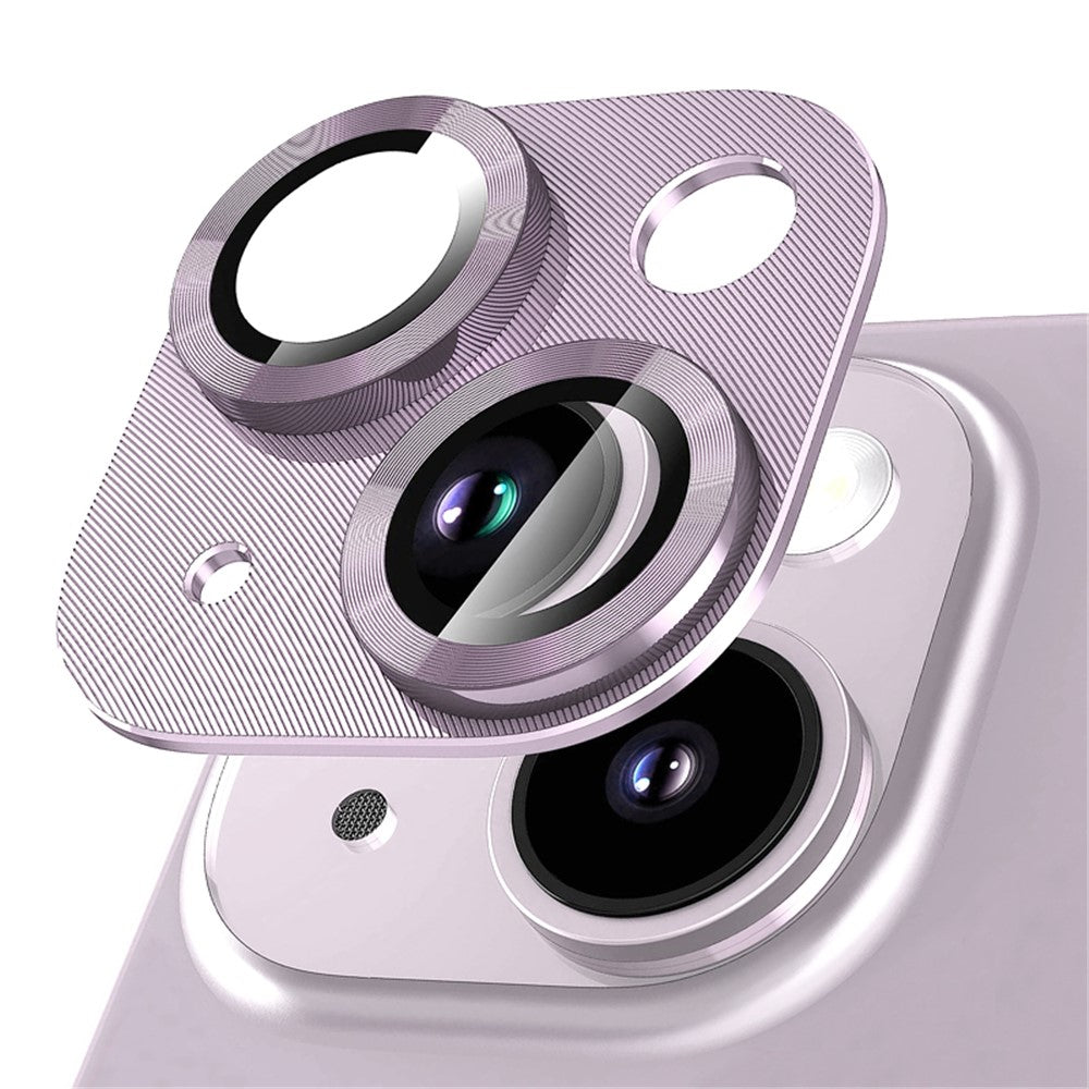 NORTHJO For iPhone 14 / 14 Plus Camera Lens Protector CD Vein Integrated Tempered Glass Camera Cover Film