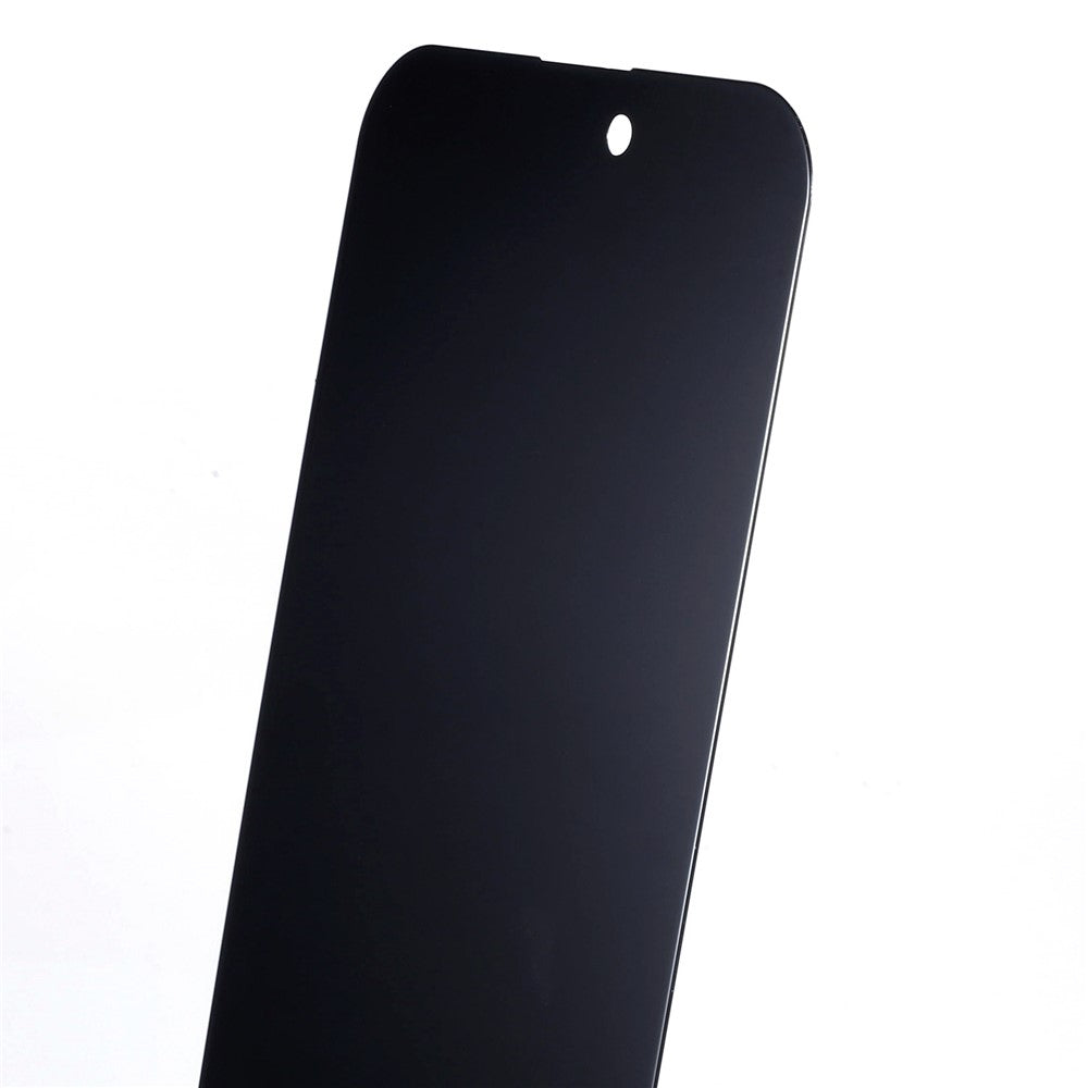 For iPhone 15 Privacy Screen Protector Silk Printing High Aluminium-silicon Glass Full Glue Full Coverage Anti-Spy Film