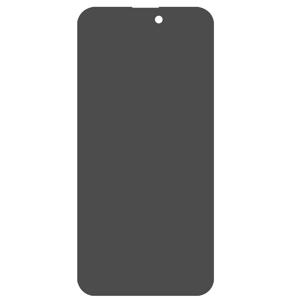 For iPhone 15 Privacy Screen Protector 180-Degree Anti-Spy Tempered Glass Full Coverage Film