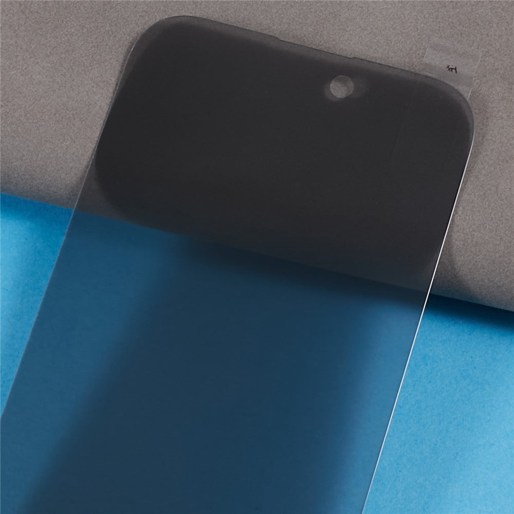 For iPhone 15 Privacy Screen Protector 180-Degree Anti-Spy Tempered Glass Full Coverage Film