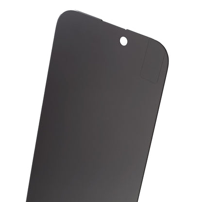 For iPhone 15 Pro Privacy Screen Protector 180-Degree Anti-Spy Tempered Glass Full Coverage Film