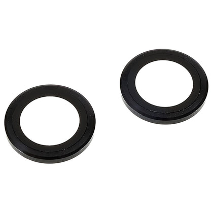For iPhone 15 / 15 Plus Camera Lens Protector Set Tempered Glass+Metal CD Vein Lens Ring Cover Guard