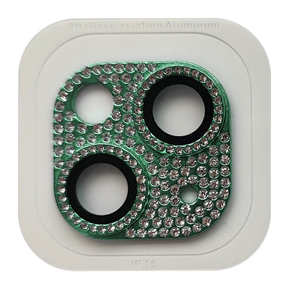 RURIHAI For iPhone 15 / 15 Plus Crystal Clear Camera Lens Protector Aluminum Alloy + Tempered Glass Lens Film