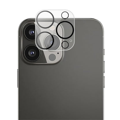 For iPhone 15 Pro / 15 Pro Max 3D Silk Printing Camera Lens Film Tempered Glass Phone Rear Lens Protector