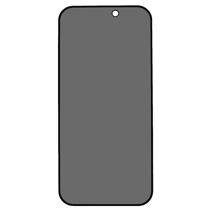 For iPhone 15 Pro Max Privacy 180-degree Screen Protector Anti-dust Full Coverage Matte Tempered Glass Film