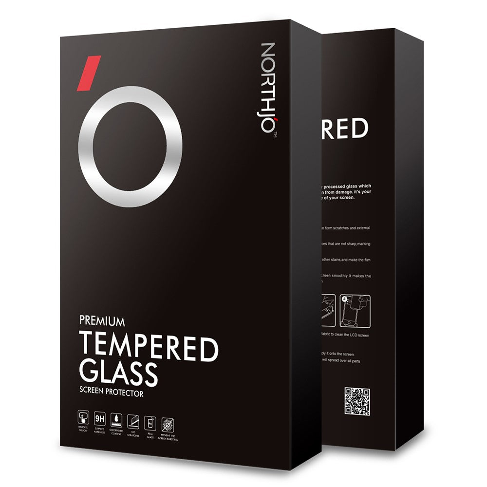 NORTHJO A+ For iPhone 15 / 15 Pro Screen Protector 0.3mm 2.5D HD Clear Tempered Glass Film