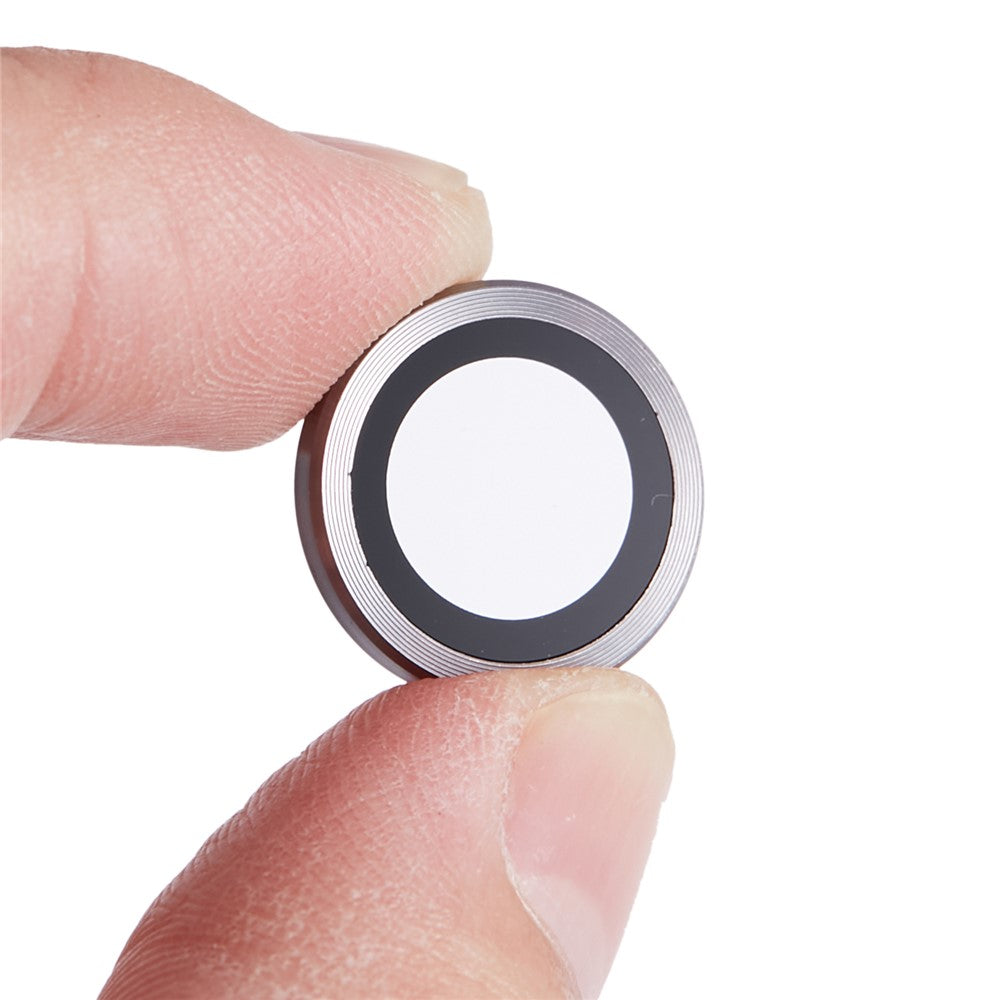 For iPhone 15 Pro / 15 Pro Max 1 Set Camera Lens Protector Metal Ring Tempered Glass Electroplating CD Vein Lens Film