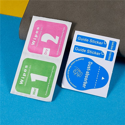 For iPhone 15 Pro / 15 Pro Max 1 Set Camera Lens Protector Metal Ring Tempered Glass Electroplating CD Vein Lens Film