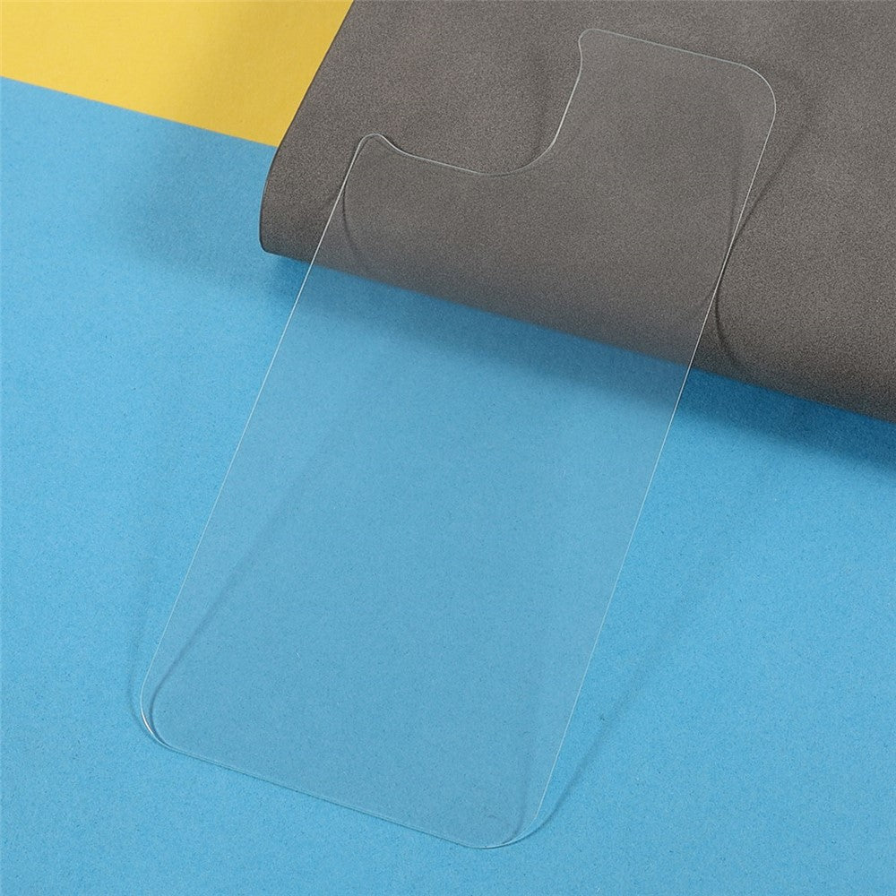 For iPhone 15 Back Protector 0.3mm Arc Edge HD Clear Tempered Glass Phone Back Film