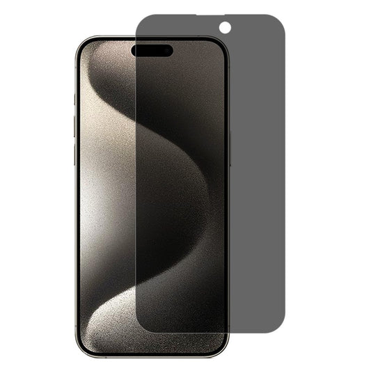 For iPhone 15 Plus Screen Protector Full Cover 0.3mm Arc Edge Anti-Spy Tempered Glass Film