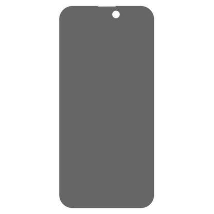 For iPhone 15 Pro Anti-Spy Film Full Cover 0.3mm Arc Edge Tempered Glass Screen Protector