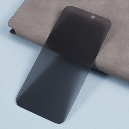 For iPhone 15 Pro Anti-Spy Film Full Cover 0.3mm Arc Edge Tempered Glass Screen Protector