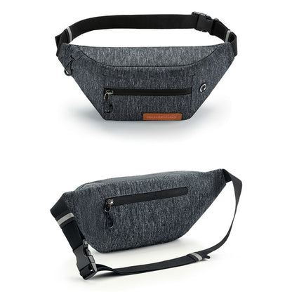 ROCKBROS H33 Polyester Waist Bag Adjustable Crossbody Bag Portable Cycling Camping Chest Bag