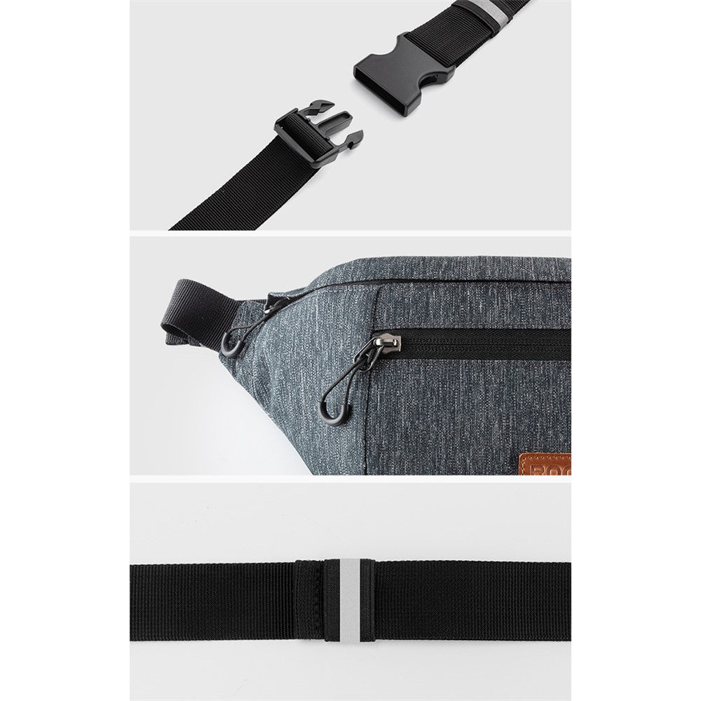 ROCKBROS H33 Polyester Waist Bag Adjustable Crossbody Bag Portable Cycling Camping Chest Bag