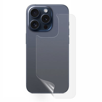 For iPhone 15 Pro Phone Back Protector Hydrogel Full TPU + PET Back Cover Film