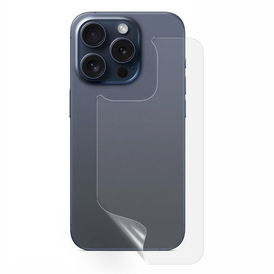 For iPhone 15 Pro Phone Back Protector Hydrogel Full TPU + PET Back Cover Film