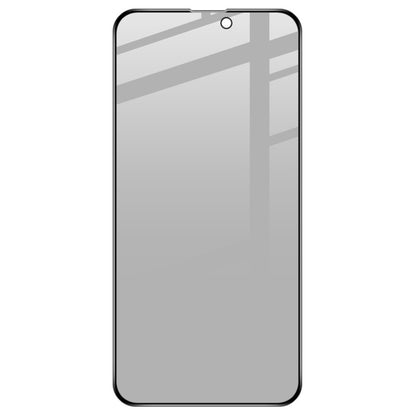 IMAK For iPhone 15 Pro Anti-spy Tempered Glass Film Full Cover AB Glue Screen Protector