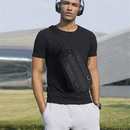 OZUKO 9676 Outdoor Tactical Men Crossbody Bag Oxford Cloth Chest Pack