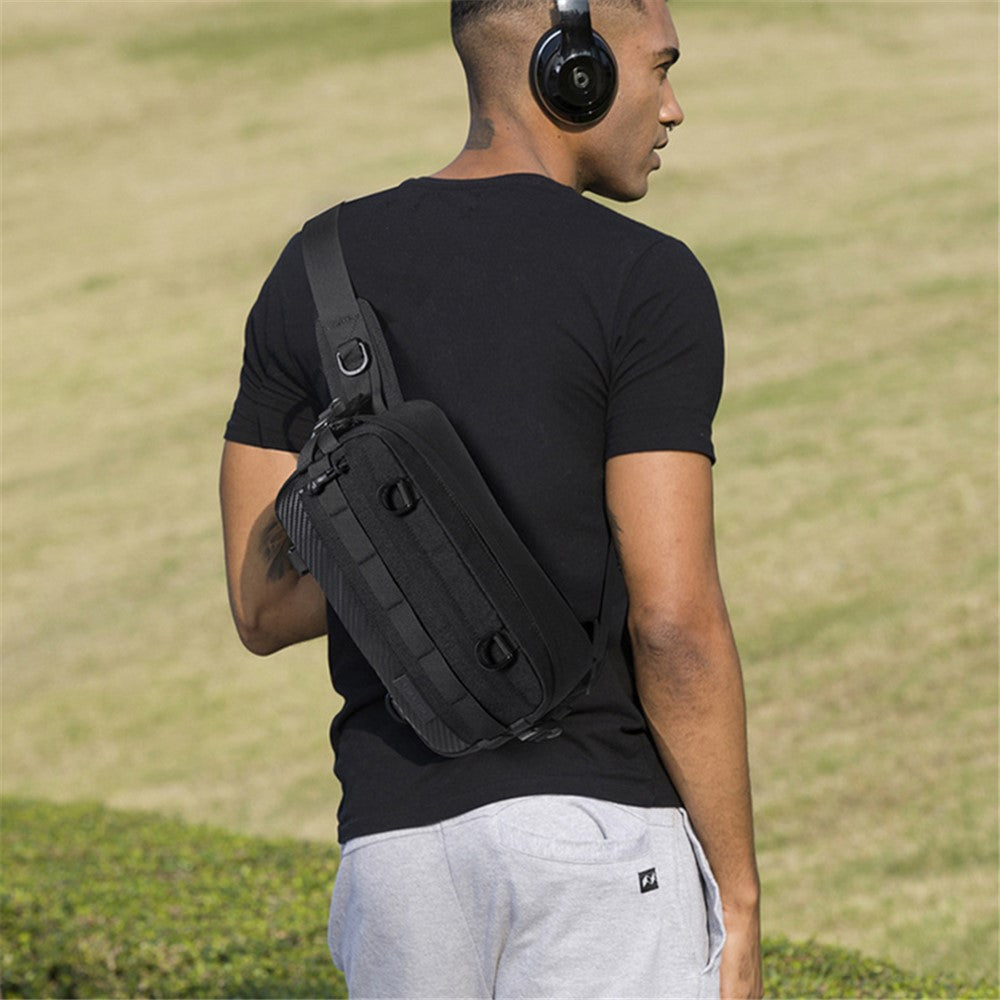 OZUKO 9676 Outdoor Tactical Men Crossbody Bag Oxford Cloth Chest Pack