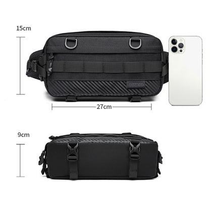 OZUKO 9676 Outdoor Tactical Men Crossbody Bag Oxford Cloth Chest Pack