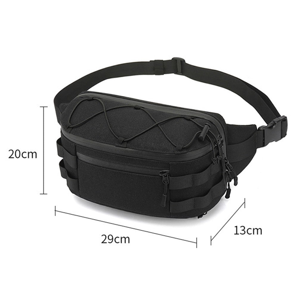 OZUKO 9340 Outdoor Molle Chest Bag Oxford Cloth Multi-function Men Waist Pack