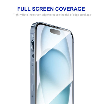 ENKAY HAT PRINCE For iPhone 16 / 15 Screen Film Guard Easy Installation Ultra Clear Screen Protector