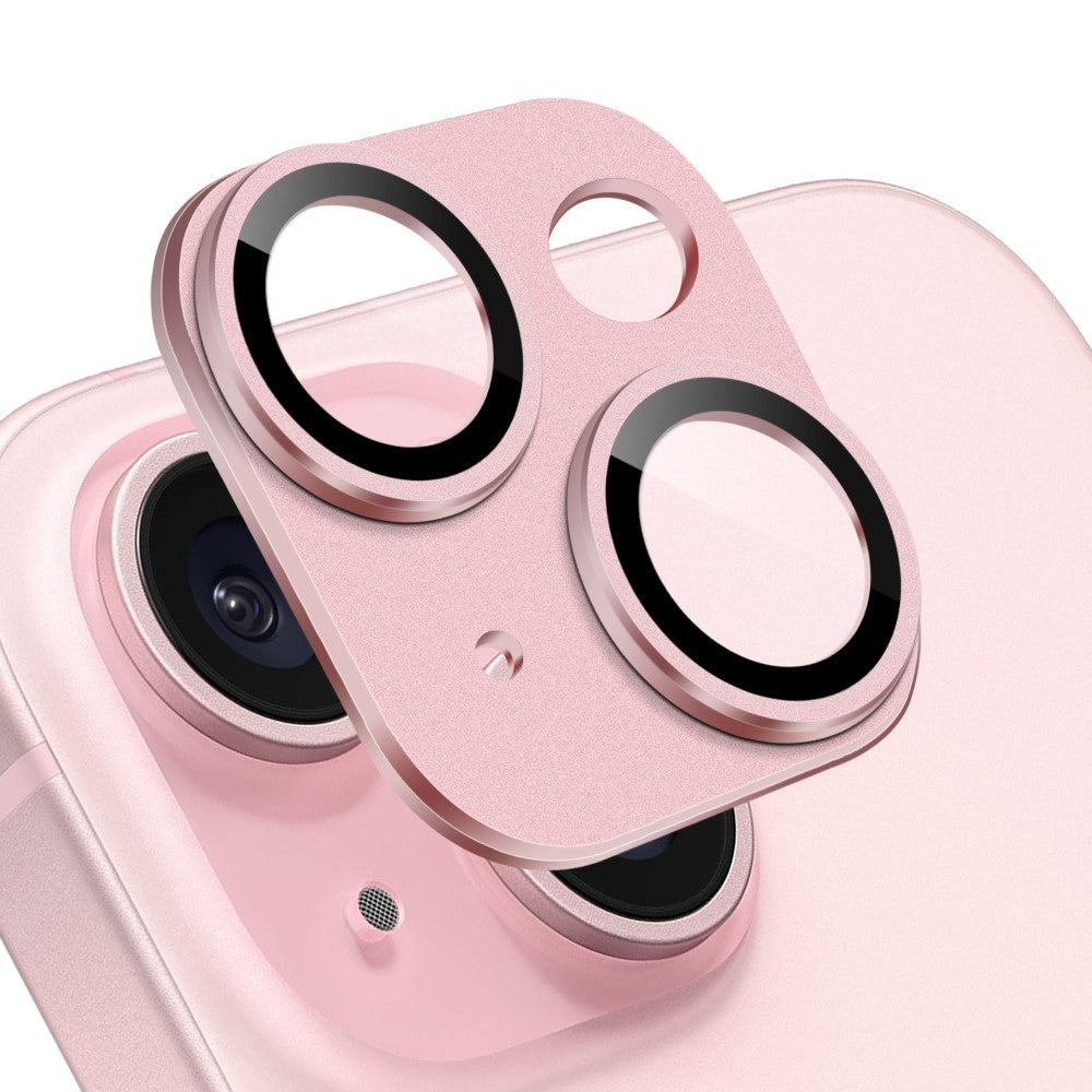NORTHJO For iPhone 15 Plus / 15 Camera Lens Protector Matte Plate Integrated Aluminum Alloy Lens Film