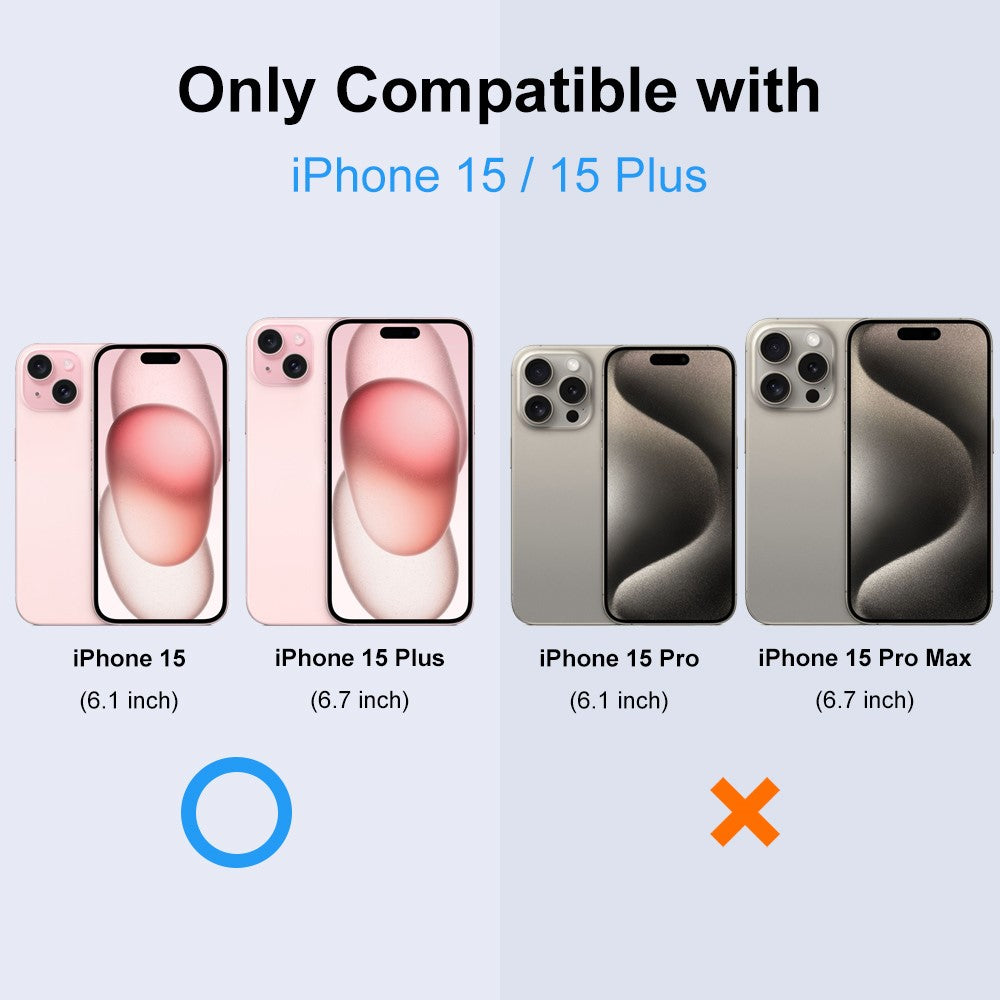 NORTHJO For iPhone 15 Plus / 15 Camera Lens Protector Matte Plate Integrated Aluminum Alloy Lens Film