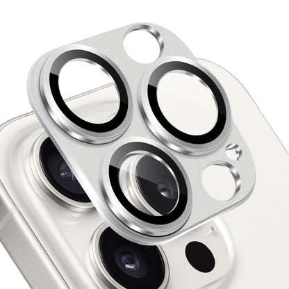 NORTHJO For iPhone 15 Pro / 15 Pro Max Camera Lens Protector Matte Metal + Tempered Glass Integrated Lens Film